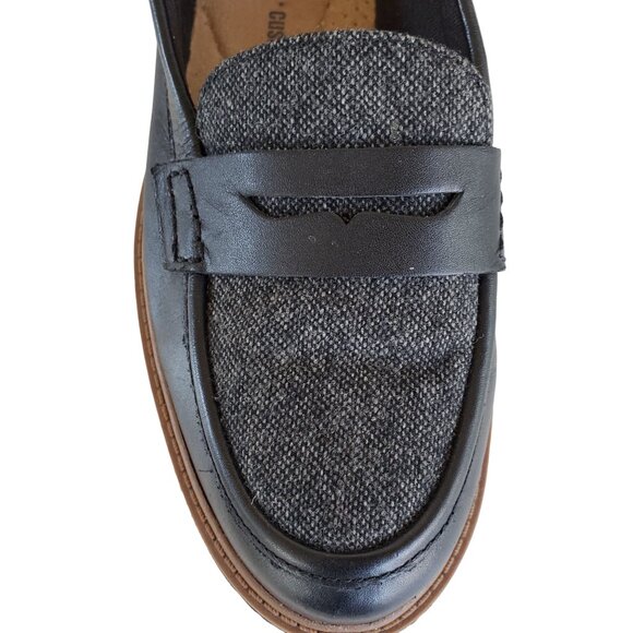 CLARK'S Wool & Leather Slip On Loafer Shoes Women's 6.5M Flat Low Heel Non Slip - Picture 2 of 14